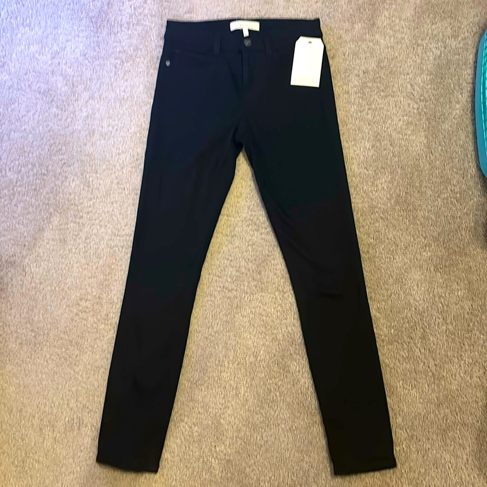 Current Elliot black mid rise skinny The Stiletto jeans. Size 25